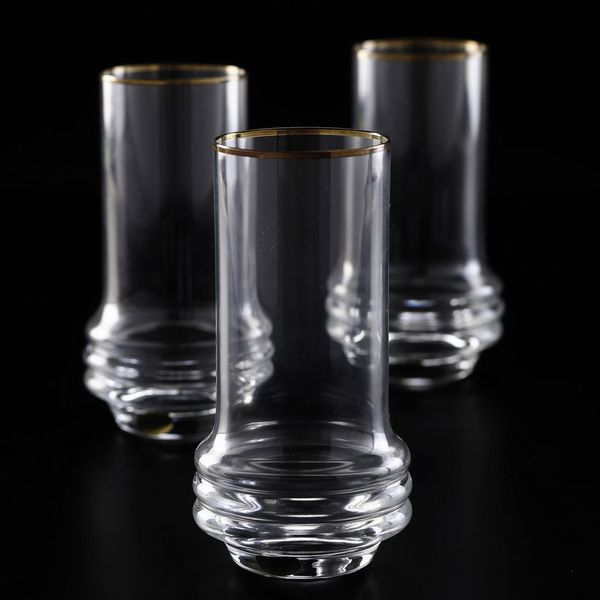 Sei tumbler.<BR>Repubblica Ceca, Manifattura Moser, ultimo terzo del XX secolo.<BR>Design di Bruno Morbelli, 1970.<BR>  - Asta  Arredi per la tavola - Associazione Nazionale - Case d'Asta italiane