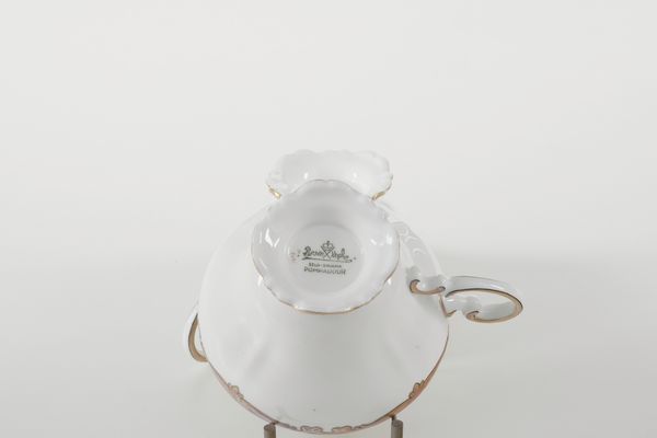 Servizio da t� Pompadour.<BR>Germania, Manifattura Rosenthal, circa met� del XX secolo.  - Asta  Arredi per la tavola - Associazione Nazionale - Case d'Asta italiane