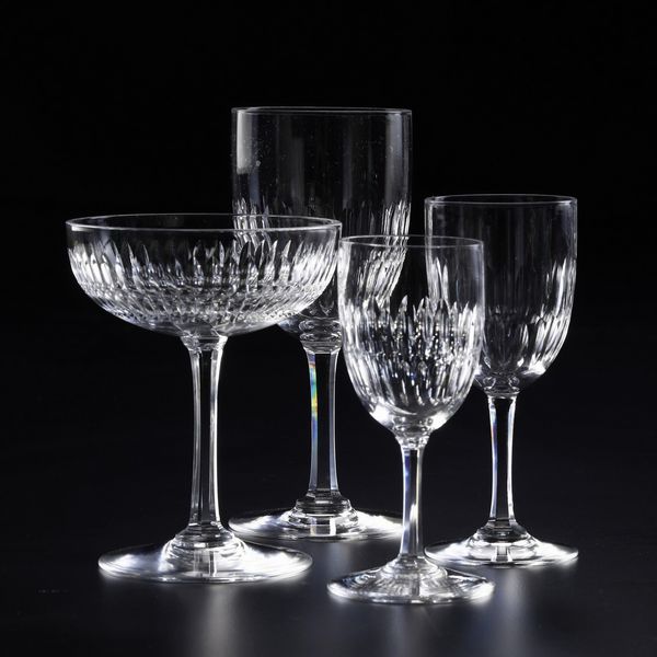 Servizio di calici, XX secolo.  - Asta  Arredi per la tavola - Associazione Nazionale - Case d'Asta italiane