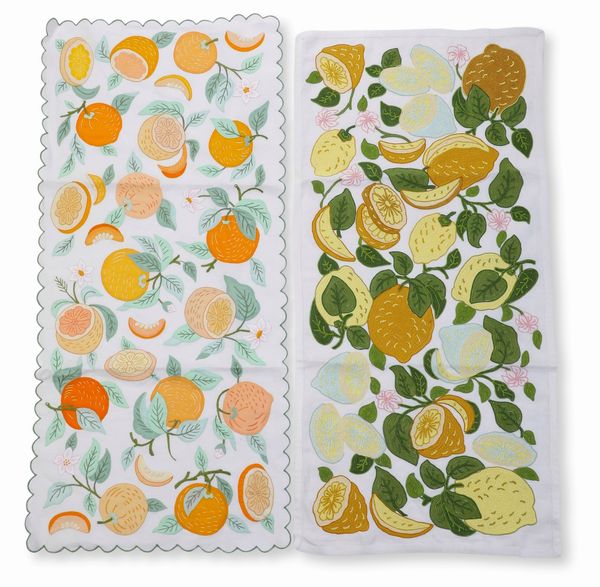 Due runners.  - Asta  Arredi per la tavola - Associazione Nazionale - Case d'Asta italiane