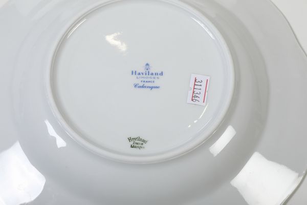 Servizio da pesce Calanque.<BR>Francia, Limoges, Manifattura Haviland, seconda met del XX secolo.<BR>  - Asta  Arredi per la tavola - Associazione Nazionale - Case d'Asta italiane