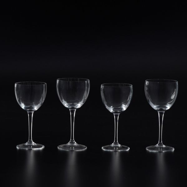 Servizio di calici.<BR>Italia, Manifattura Molar, seconda met� del XX secolo.  - Asta  Arredi per la tavola - Associazione Nazionale - Case d'Asta italiane