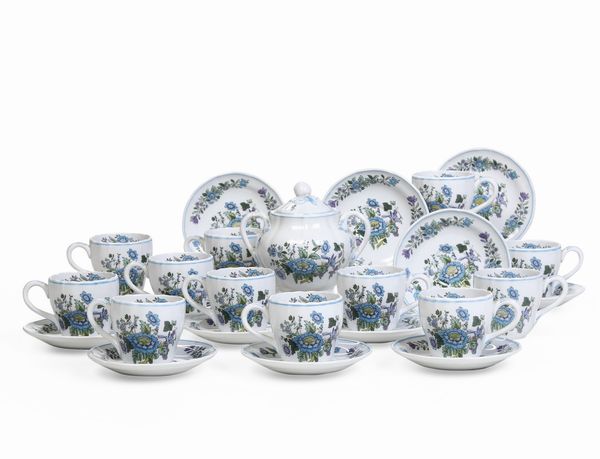 Servizio da caff Mulberry.<BR>Inghilterra, Manifattura Spode, XX secolo.  - Asta  Arredi per la tavola - Associazione Nazionale - Case d'Asta italiane