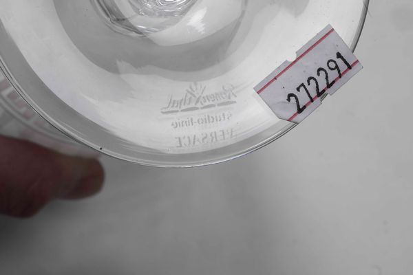 Parte di servizio di calici Versace.<BR>Germania, Manifattura Rosenthal, XX secolo.  - Asta  Arredi per la tavola - Associazione Nazionale - Case d'Asta italiane