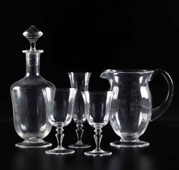 Servizio di calici, XX secolo.  - Asta  Arredi per la tavola - Associazione Nazionale - Case d'Asta italiane