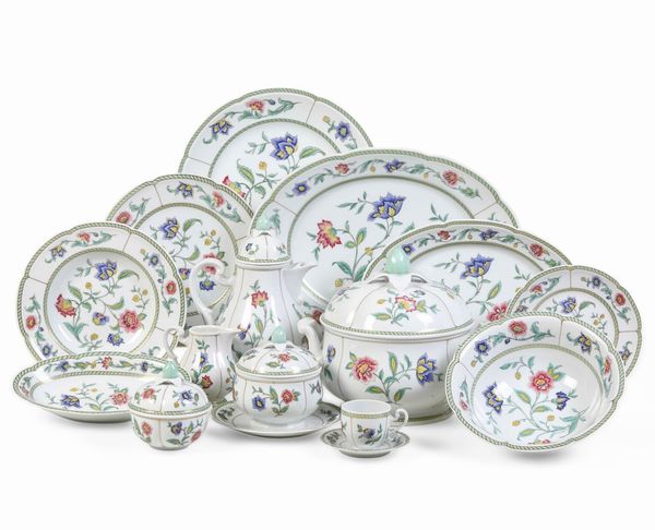 Servizio da tavola Indian Summer.<BR>Germania, Manifattura Heinrich per Villeroy & Boch, seconda met del XX secolo.  - Asta  Arredi per la tavola - Associazione Nazionale - Case d'Asta italiane
