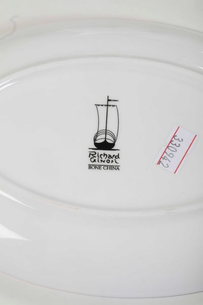 Servizio da tavola Andloviz.<BR>Doccia, Manifattura Richard Ginori, XX-XXI secolo.  - Asta  Arredi per la tavola - Associazione Nazionale - Case d'Asta italiane