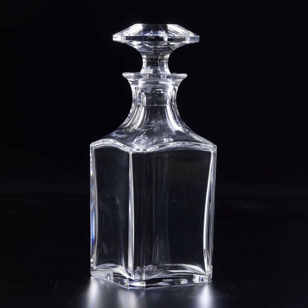 Bottiglia da liquore.<BR>Francia, Manifattura Baccarat, seconda met del XX secolo.  - Asta  Arredi per la tavola - Associazione Nazionale - Case d'Asta italiane