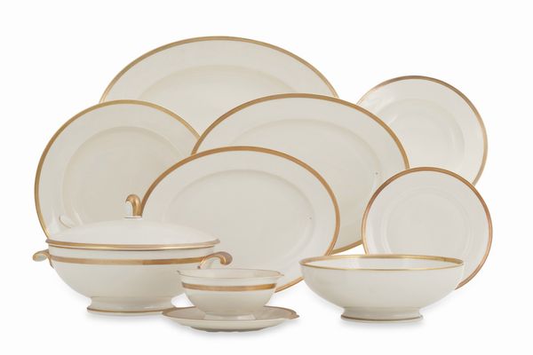 Servizio da tavola Aida.<BR>Germania, Manifattura Rosenthal, terzo quarto del XX secolo.<BR>  - Asta  Arredi per la tavola - Associazione Nazionale - Case d'Asta italiane