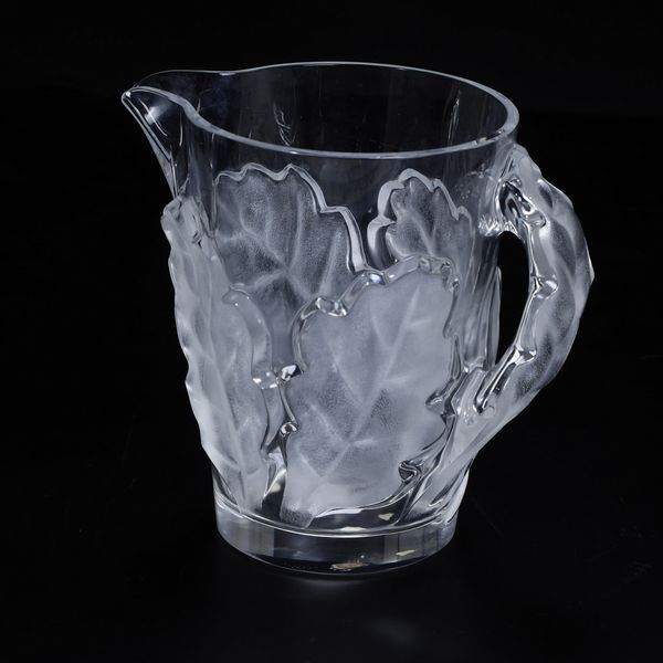 Brocca.<BR>Francia, Manifattura Lalique, XX secolo.  - Asta  Arredi per la tavola - Associazione Nazionale - Case d'Asta italiane