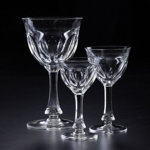Servizio di calici Lady Hamilton.<BR>Repubblica Ceca, Manifattura Moser, seconda met del XX secolo.<BR>  - Asta  Arredi per la tavola - Associazione Nazionale - Case d'Asta italiane