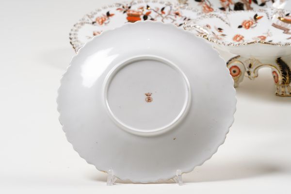 Servizio da dolce.<BR>Inghilterra, Staffordshire, Manifattura Radford, fine XIX- inizio XX secolo.  - Asta  Arredi per la tavola - Associazione Nazionale - Case d'Asta italiane