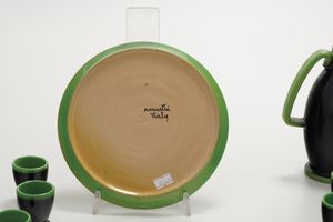 Set da liquore Amaro Cora, XX secolo.  - Asta  Arredi per la tavola - Associazione Nazionale - Case d'Asta italiane