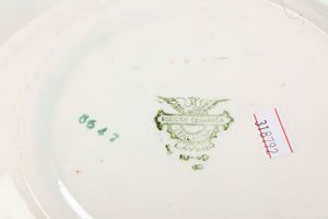 Servizio da tavola.<BR>Laveno, Societ� Ceramica Italiana, met� del XX secolo.  - Asta  Arredi per la tavola - Associazione Nazionale - Case d'Asta italiane