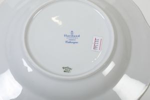 Servizio da pesce Calanque.<BR>Francia, Limoges, Manifattura Haviland, seconda met del XX secolo.<BR>  - Asta  Arredi per la tavola - Associazione Nazionale - Case d'Asta italiane