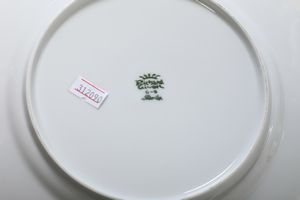 Servizio da pesce.<BR>Doccia, Manifattura Richard Ginori, seconda met� del XX secolo.<BR>  - Asta  Arredi per la tavola - Associazione Nazionale - Case d'Asta italiane