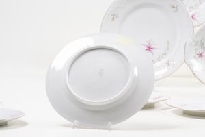 Servizio da tavola.<BR>Germania, Manifattura bavarese, XX secolo.  - Asta  Arredi per la tavola - Associazione Nazionale - Case d'Asta italiane