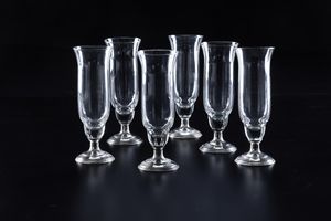 Dodici fl�tes.<BR>Manifattura fiorentina del XX secolo.<BR>Argentiere Ermanno Zaccarini.  - Asta  Arredi per la tavola - Associazione Nazionale - Case d'Asta italiane