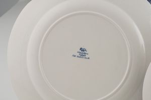 Servizio di piatti misto.<BR>Inghilterra, Manifatture Mason's e Johnson Bros, XX secolo.  - Asta  Arredi per la tavola - Associazione Nazionale - Case d'Asta italiane