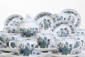 Servizio da caff Mulberry.<BR>Inghilterra, Manifattura Spode, XX secolo.  - Asta  Arredi per la tavola - Associazione Nazionale - Case d'Asta italiane