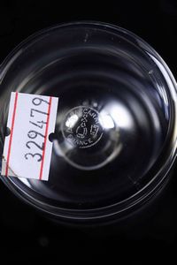 Nove Tumbler da bar.<BR>Francia, Manifattura Baccarat, seconda met del XX secolo.  - Asta  Arredi per la tavola - Associazione Nazionale - Case d'Asta italiane