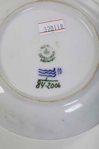 Servizio da tavola Blue Fluted Plain.<BR>Danimarca, Manifattura Royal Copenaghen, 1897-1922.<BR>  - Asta  Arredi per la tavola - Associazione Nazionale - Case d'Asta italiane