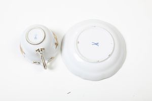 Servizio da caff tte--tte Gelbe Drache.<BR>Meissen, XX secolo.<BR>  - Asta  Arredi per la tavola - Associazione Nazionale - Case d'Asta italiane