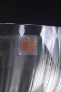 Coppa.<BR>Murano, Manifattura Carlo Moretti, seconda met del XX secolo.  - Asta  Arredi per la tavola - Associazione Nazionale - Case d'Asta italiane