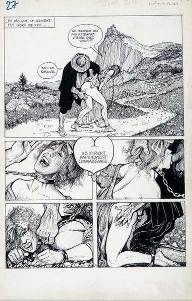 Georges Pichard : Madoline  - Asta Georges Pichard: Maestro Francese del Fumetto Erotico - Associazione Nazionale - Case d'Asta italiane