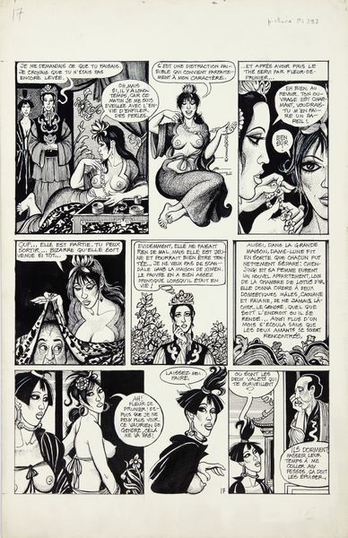 Georges Pichard : Les 110 pilules - Le fleurs du lotus  - Asta Georges Pichard: Maestro Francese del Fumetto Erotico - Associazione Nazionale - Case d'Asta italiane
