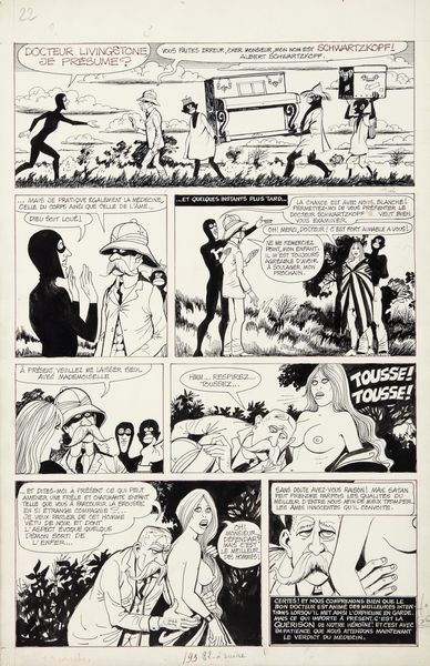 Georges Pichard : Blanche piphanie  - Asta Georges Pichard: Maestro Francese del Fumetto Erotico - Associazione Nazionale - Case d'Asta italiane