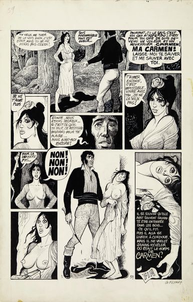 Georges Pichard : Carmen  - Asta Georges Pichard: Maestro Francese del Fumetto Erotico - Associazione Nazionale - Case d'Asta italiane