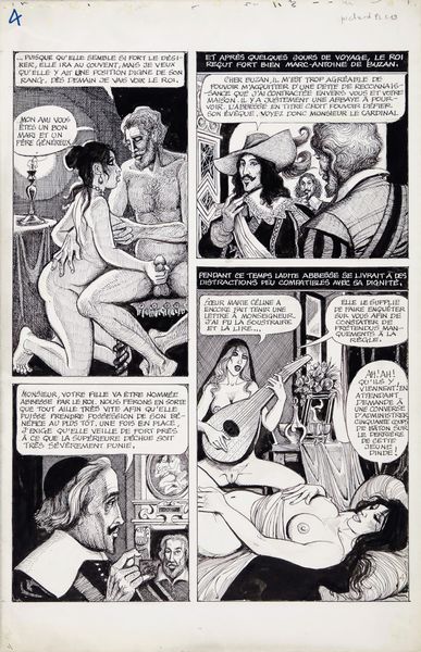 Georges Pichard : La religieuse  - Asta Georges Pichard: Maestro Francese del Fumetto Erotico - Associazione Nazionale - Case d'Asta italiane