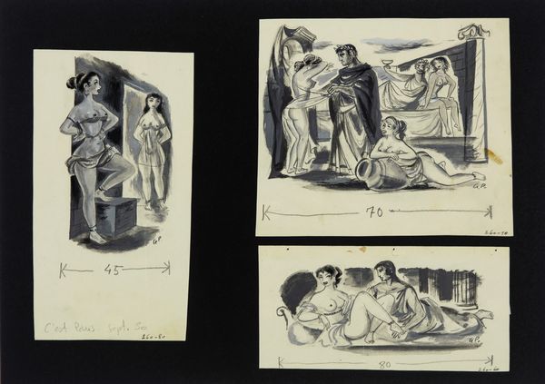 Georges Pichard : Antica Roma  - Asta Georges Pichard: Maestro Francese del Fumetto Erotico - Associazione Nazionale - Case d'Asta italiane