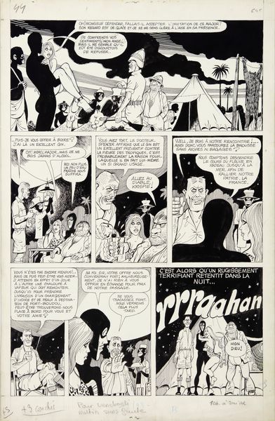 Georges Pichard : Blanche piphanie  - Asta Georges Pichard: Maestro Francese del Fumetto Erotico - Associazione Nazionale - Case d'Asta italiane