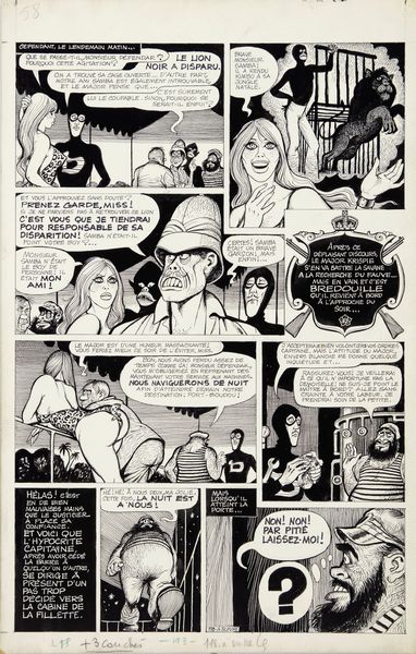 Georges Pichard : Blanche �piphanie  - Asta Georges Pichard: Maestro Francese del Fumetto Erotico - Associazione Nazionale - Case d'Asta italiane