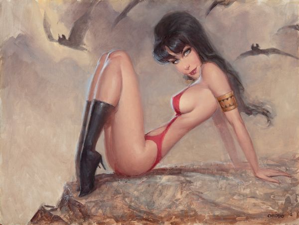Joe Chiodo : Vampirella  - Asta Fumetti: I Maestri dell'Erotismo - Associazione Nazionale - Case d'Asta italiane