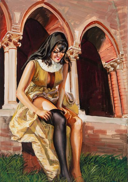 Averardo Ciriello : Lucifera - La diavola in convento  - Asta Fumetti: I Maestri dell'Erotismo - Associazione Nazionale - Case d'Asta italiane