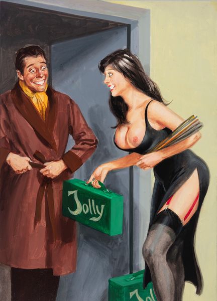 Averardo Ciriello : I Casi della Vita - Vendita a domicilio!  - Asta Fumetti: I Maestri dell'Erotismo - Associazione Nazionale - Case d'Asta italiane