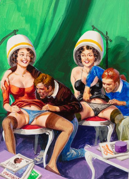 Averardo Ciriello : Turiste Affamate - Guardiano di passere  - Asta Fumetti: I Maestri dell'Erotismo - Associazione Nazionale - Case d'Asta italiane