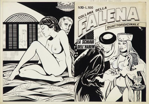 A.N.I. (autore non identificato) : Collana della Falena - La schiava dell'harem  - Asta Fumetti: I Maestri dell'Erotismo - Associazione Nazionale - Case d'Asta italiane
