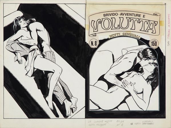 A.N.I. (autore non identificato) : Brivido Avventure e Volutt - Notti sensuali  - Asta Fumetti: I Maestri dell'Erotismo - Associazione Nazionale - Case d'Asta italiane