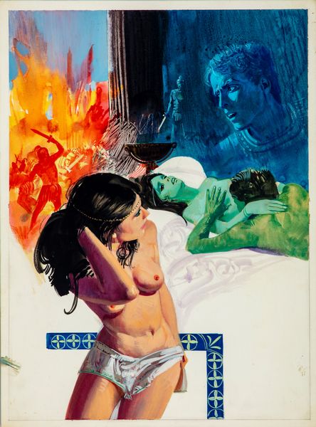 Pino Dangelico : Messalina - Le dodici fatiche di Messalina  - Asta Fumetti: I Maestri dell'Erotismo - Associazione Nazionale - Case d'Asta italiane