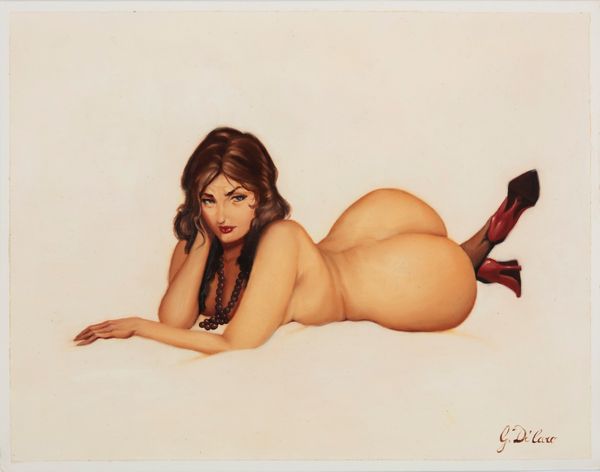 Gabriele Di Caro : Nudo  - Asta Fumetti: I Maestri dell'Erotismo - Associazione Nazionale - Case d'Asta italiane