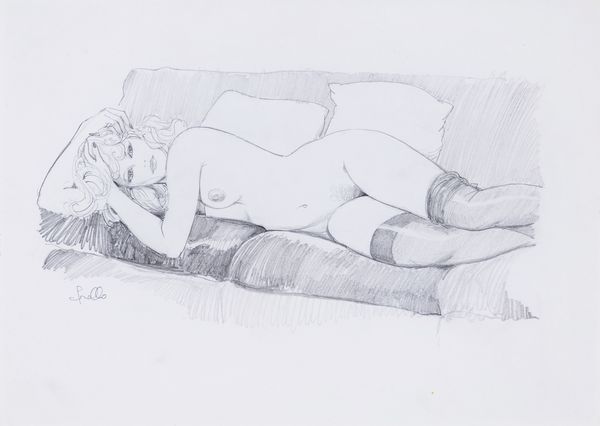 Leone Frollo : Nudo  - Asta Fumetti: I Maestri dell'Erotismo - Associazione Nazionale - Case d'Asta italiane