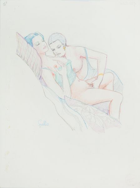 Leone Frollo : Le amanti  - Asta Fumetti: I Maestri dell'Erotismo - Associazione Nazionale - Case d'Asta italiane