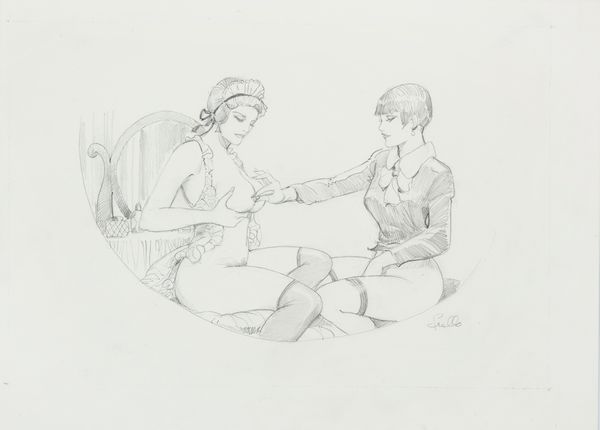 Leone Frollo : Amiche  - Asta Fumetti: I Maestri dell'Erotismo - Associazione Nazionale - Case d'Asta italiane