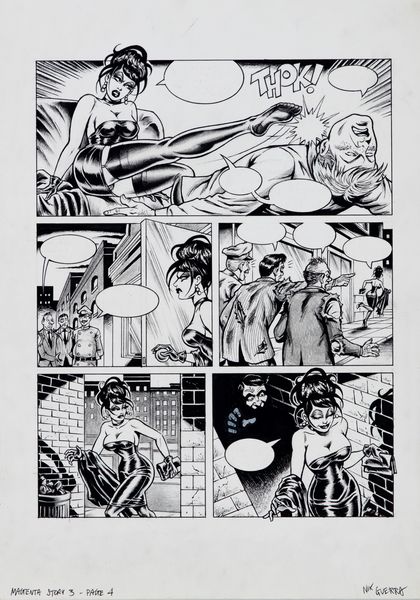 Nik Guerra : Magenta - Il Magenta Day  - Asta Fumetti: I Maestri dell'Erotismo - Associazione Nazionale - Case d'Asta italiane