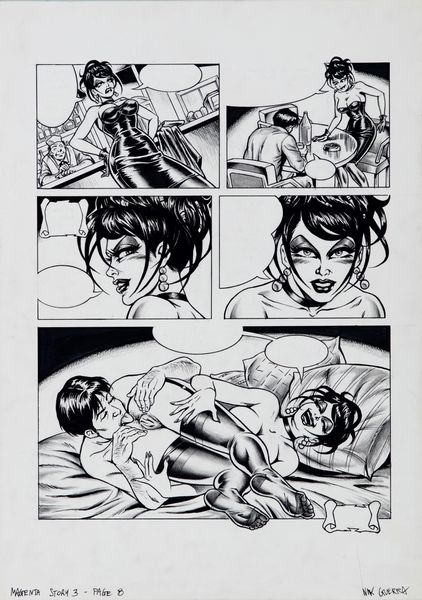 Nik Guerra : Magenta - Il Magenta Day  - Asta Fumetti: I Maestri dell'Erotismo - Associazione Nazionale - Case d'Asta italiane