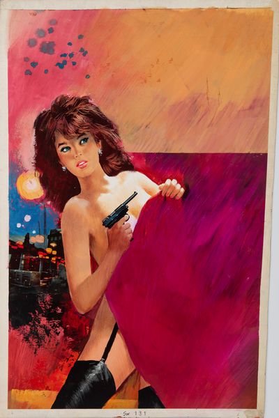 Carlo Jacono : SX - Domino  - Asta Fumetti: I Maestri dell'Erotismo - Associazione Nazionale - Case d'Asta italiane